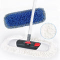 Microfiber Dust Mop Flat Mop for Tile Floor Marble Cleaning H808