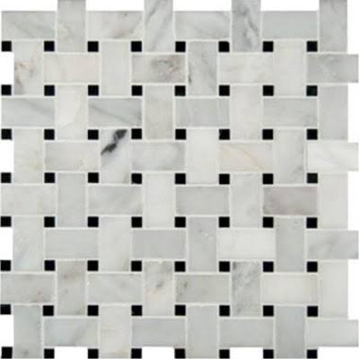 Marble Mosaics Basketweave Honed Tile & Stone H27527