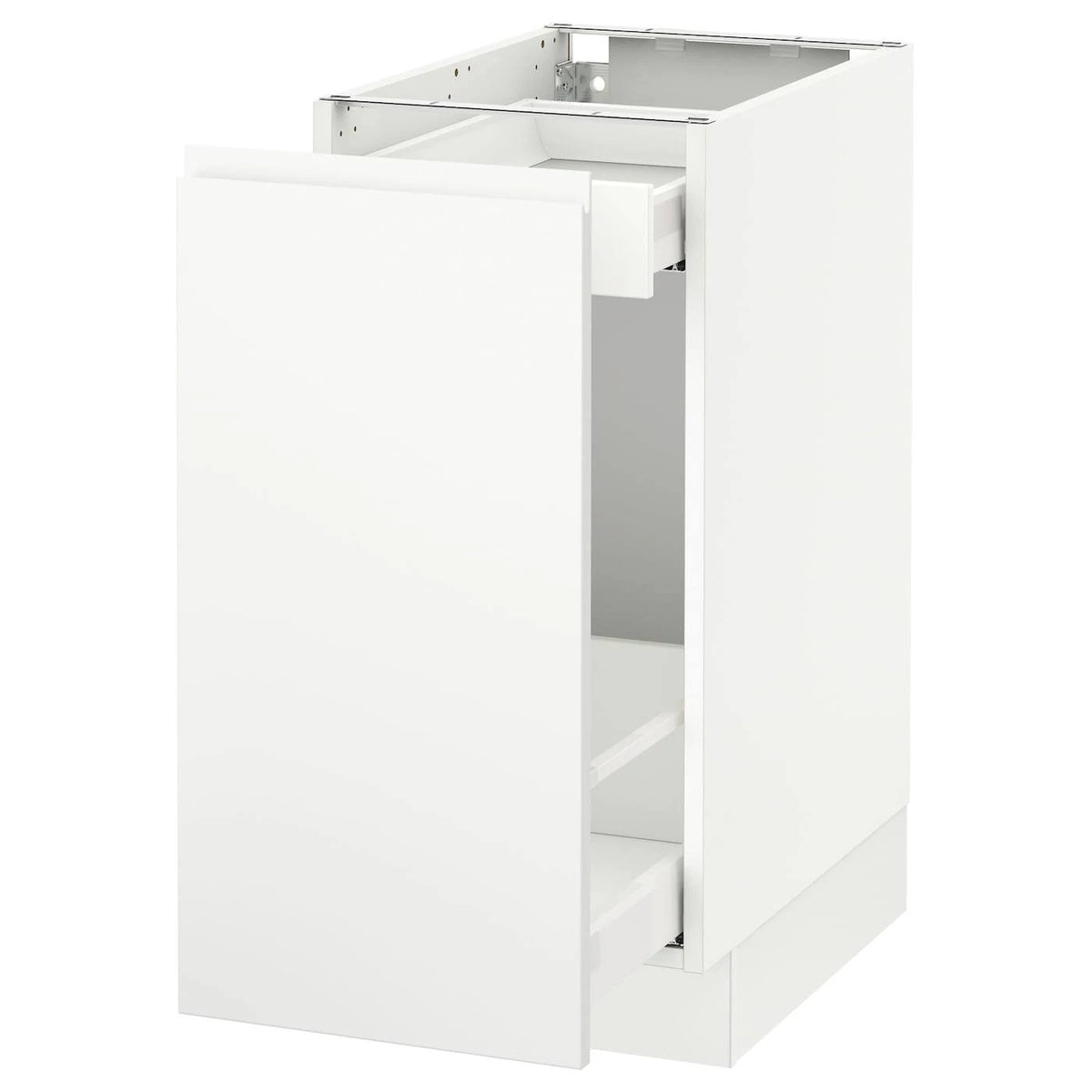 White Base Cabinet with Pull-Out Storage G672843