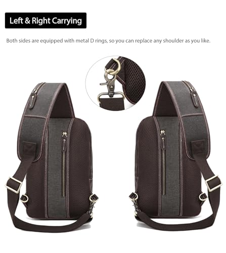 Full Grain Leather Sling Bag V434871
