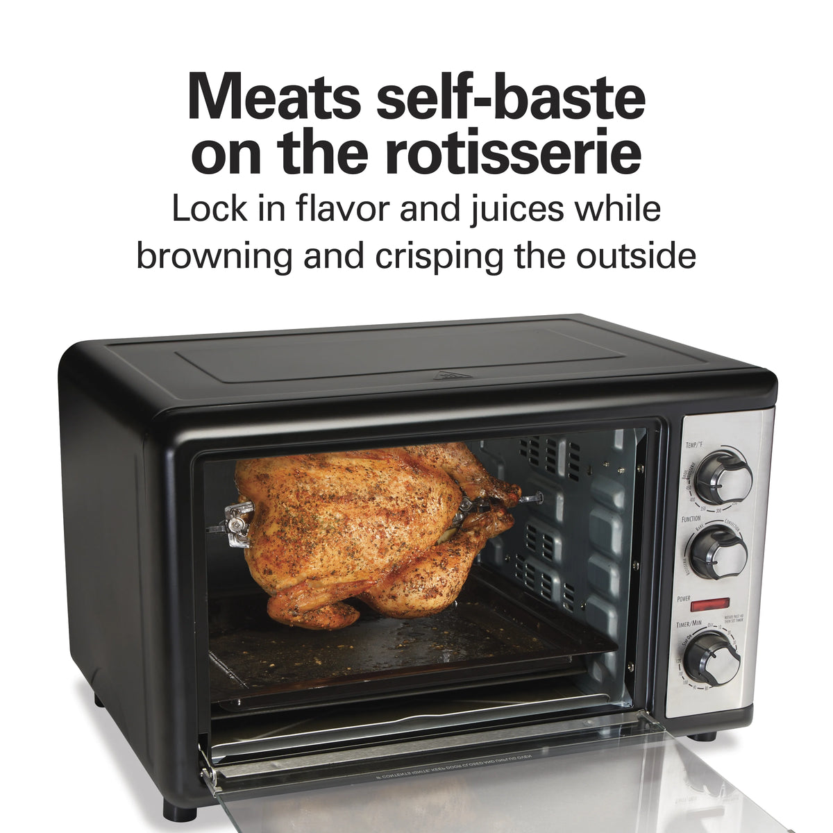Stainless Steel Countertop Oven with Convection and Rotisserie O43302