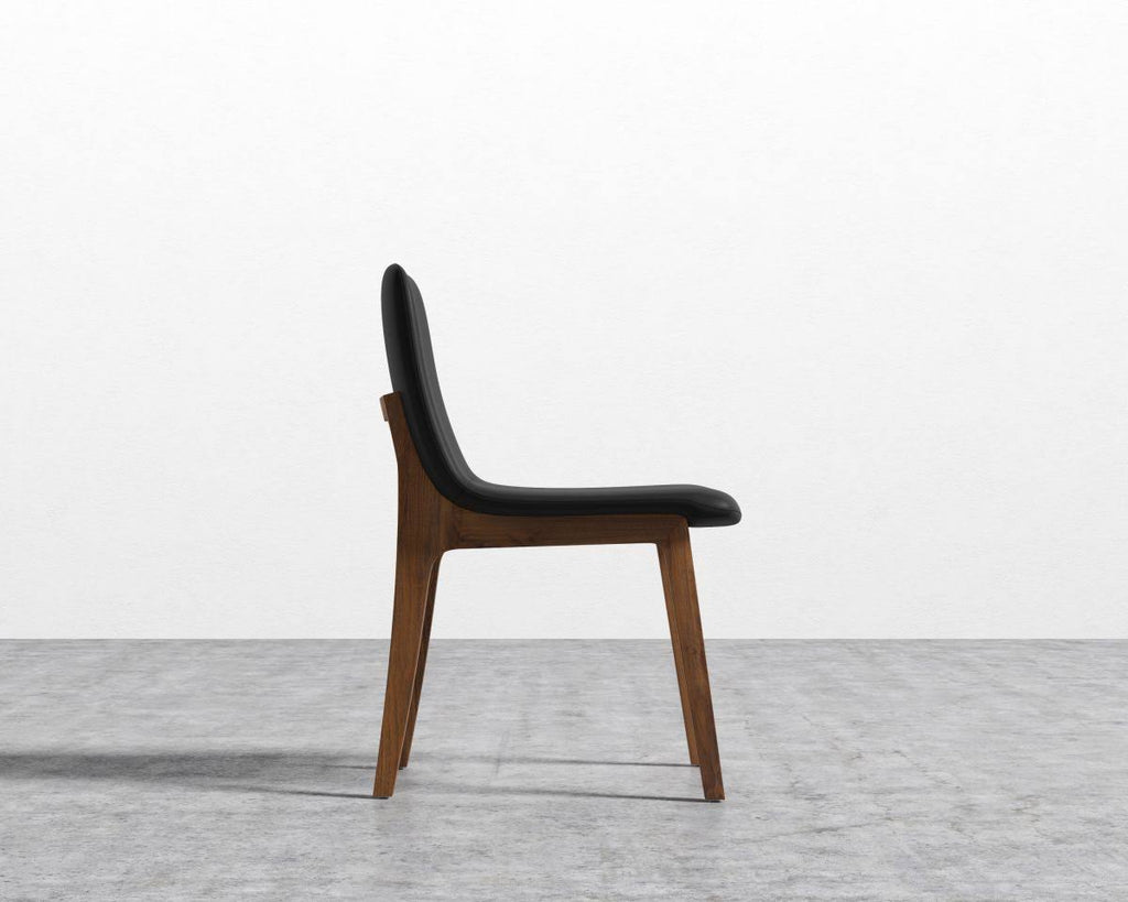 Black Leather Dining Chair C319