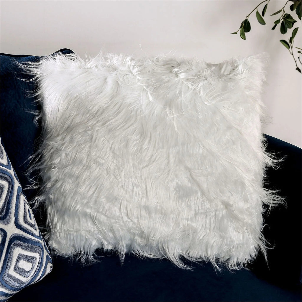 Navy Microfiber L-Shaped Sectional with Ottoman U491