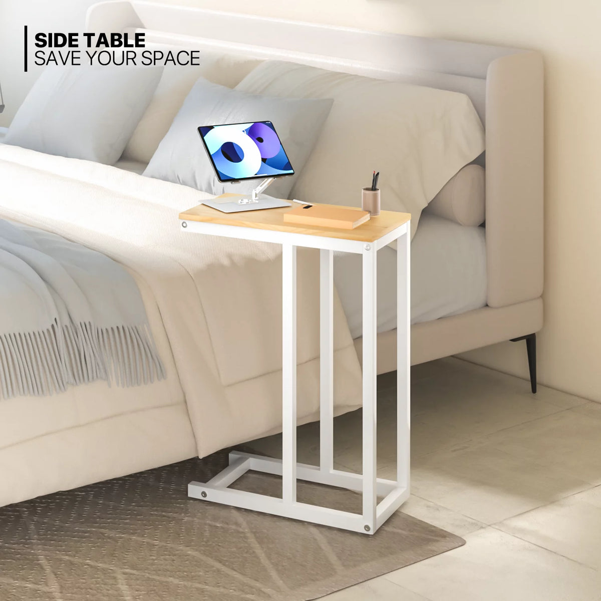 C-Shape Rectangle Sofa Side Table E9724