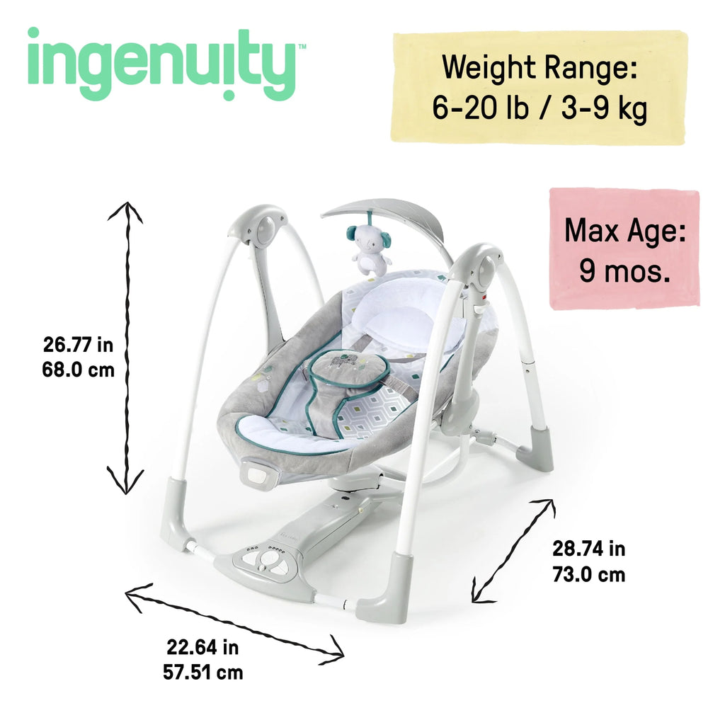 Portable Vibrating Baby Swing P781102
