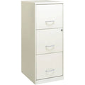 White 3 Drawer Metal File Cabinet with Lock T255