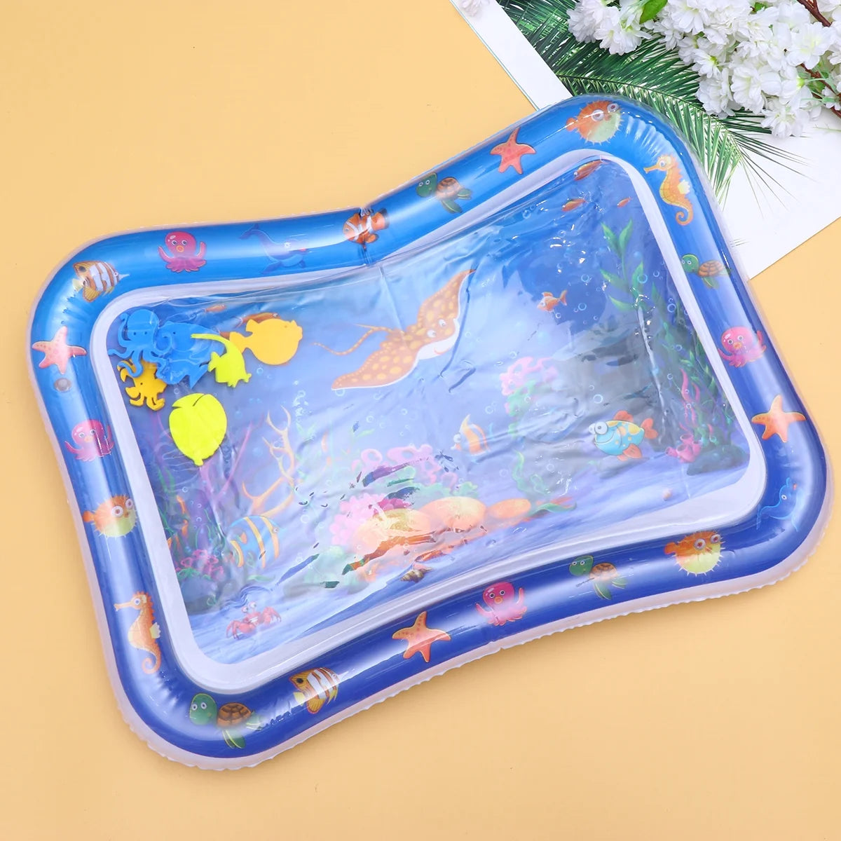 Inflatable Crawling Cushion Water Play Mat (Blue) I1667