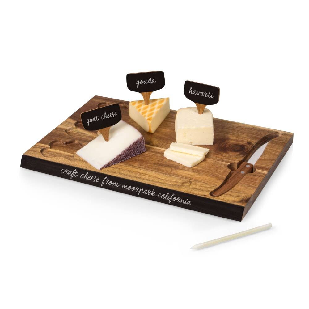 Acacia Cheese Board and Tools Set X4905