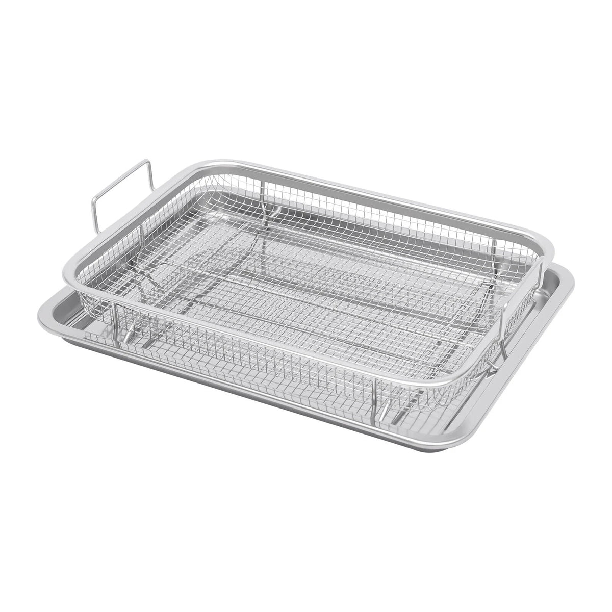 Stainless Steel Crisping Basket & Tray Set I598556