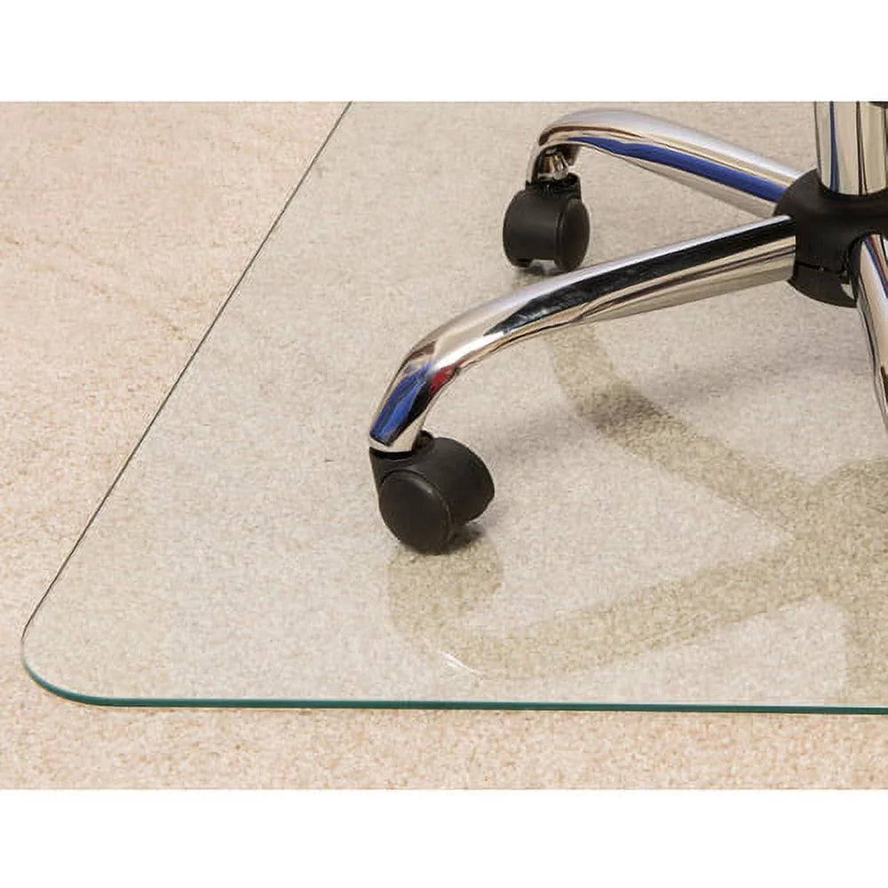 Glass Chairmat 60" x 48" Rectangle Clear C776