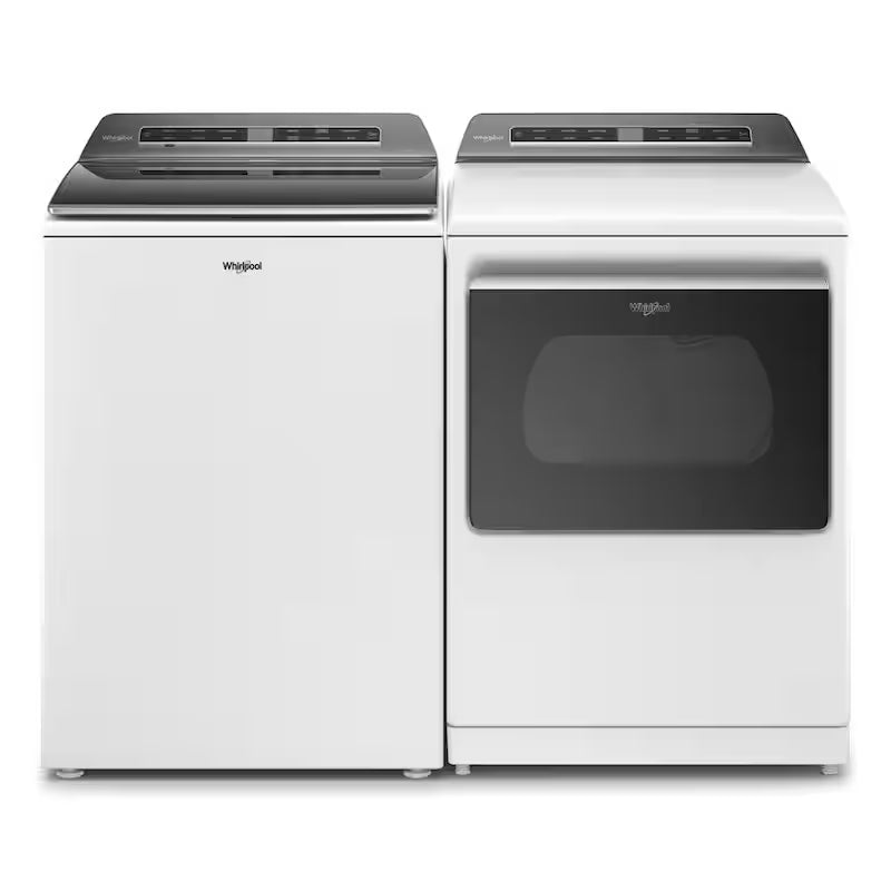 White Gas Dryer with Steam C633744