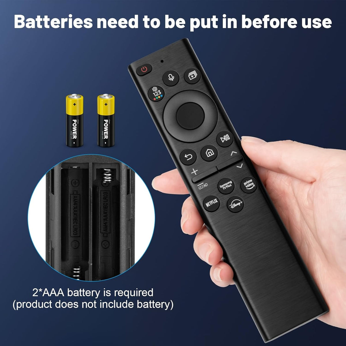 Replacement Voice Remote for Samsung Smart TVs K326277