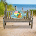 20 x 38 in. Wooden Bench Wall Decor R4632