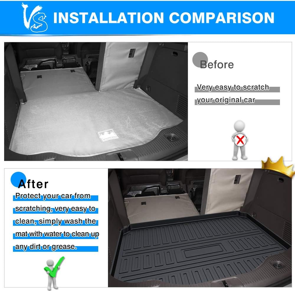 Trunk Mat Rear Cargo Liner Pack of 2 F7325