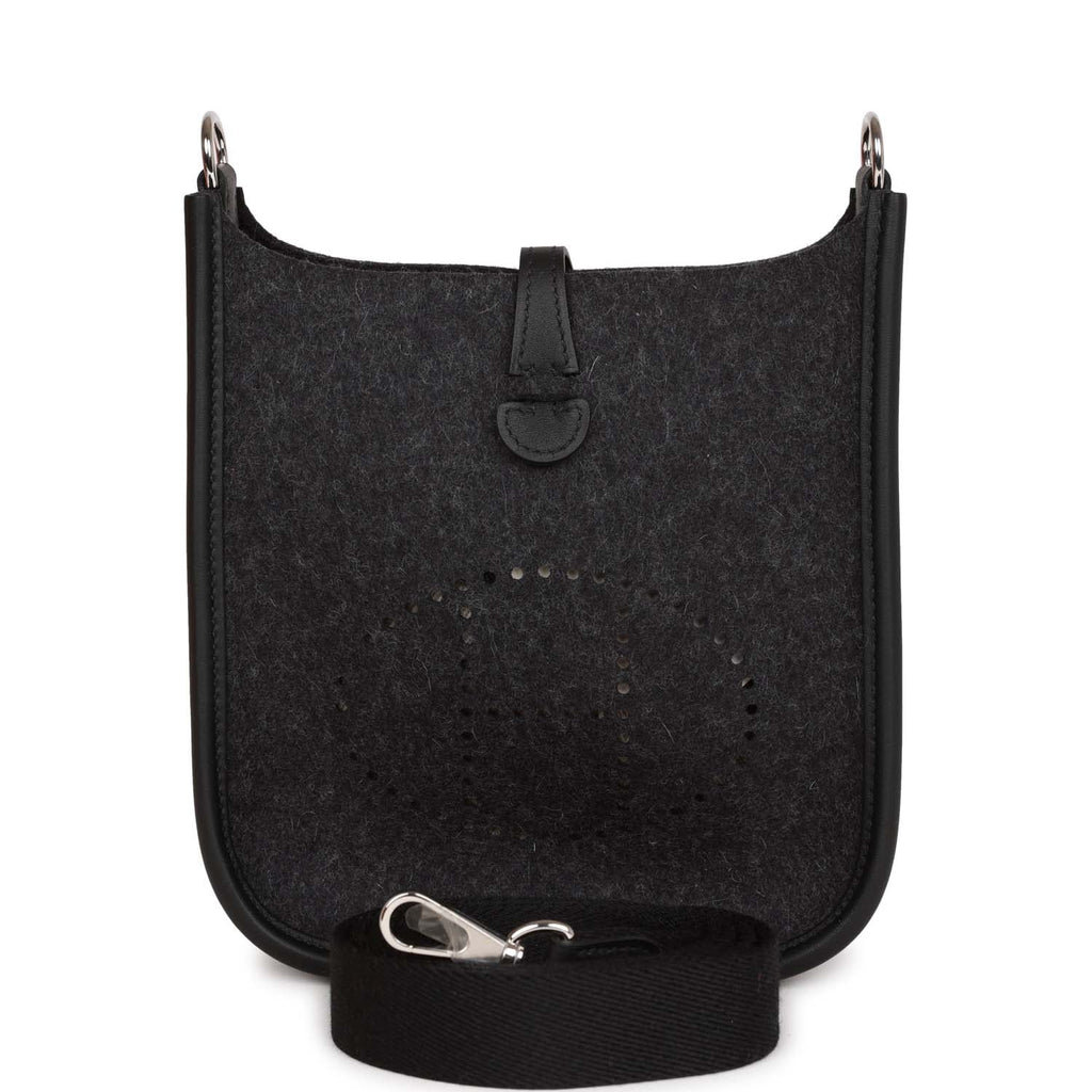 Graphite Feutre and Black Swift Bag Q891
