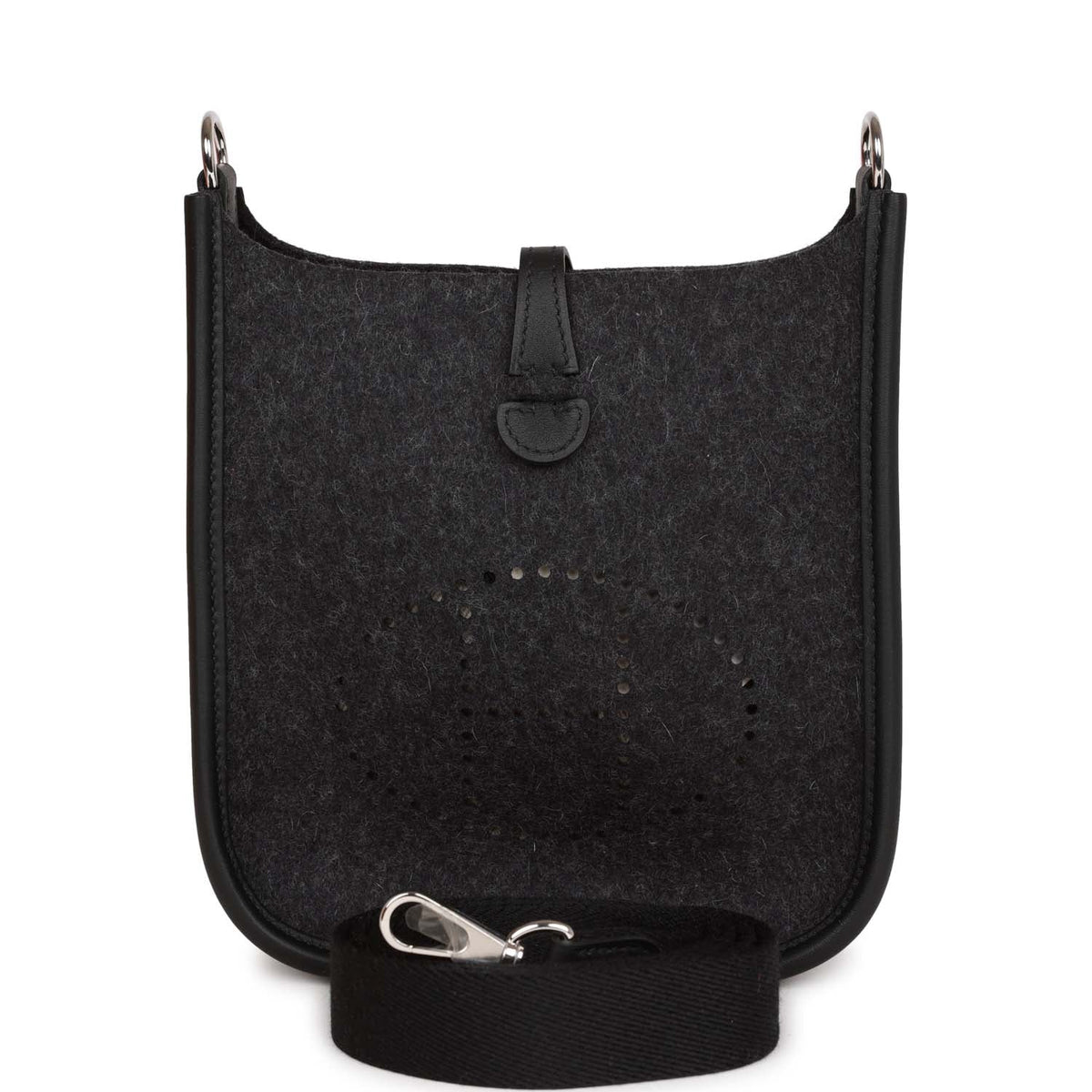 Graphite Feutre and Black Swift Bag Q891