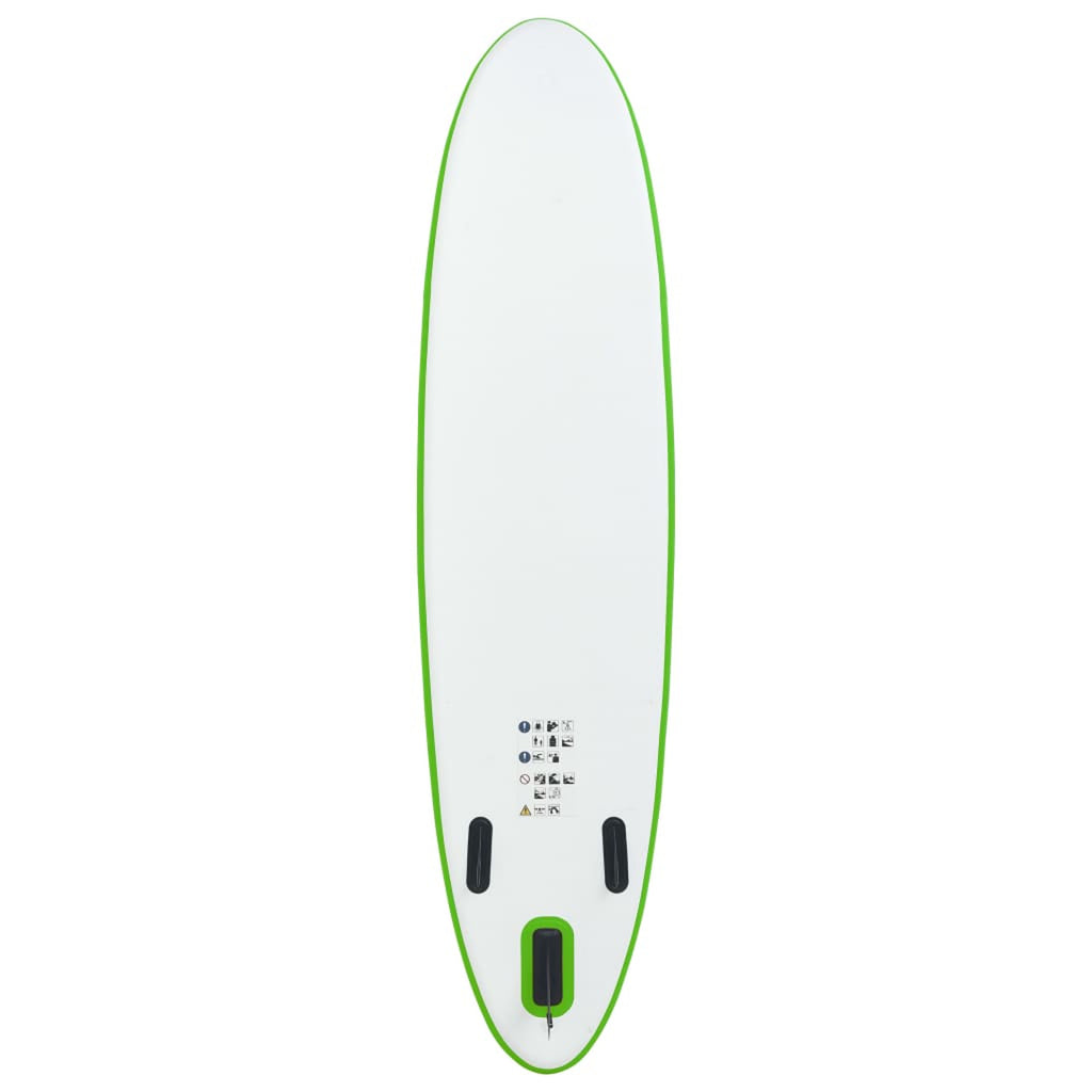 Inflatable Paddleboard Set Green and White Z4215
