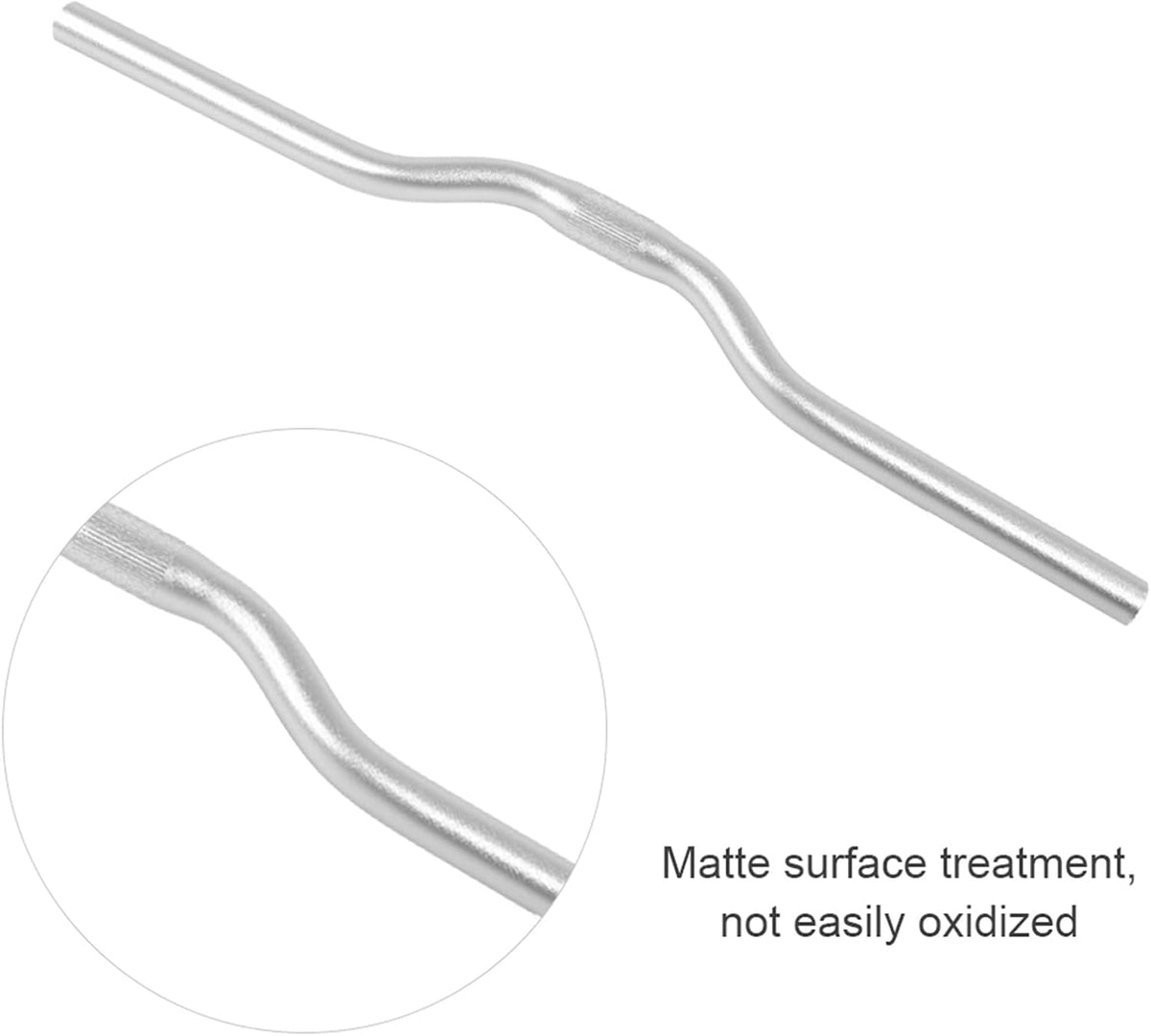 Silver Riser Bar Handlebar Bike Bar J9659