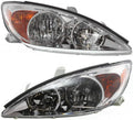 For Toyota Camry Headlight 2002 2003 2004 Pair I1407