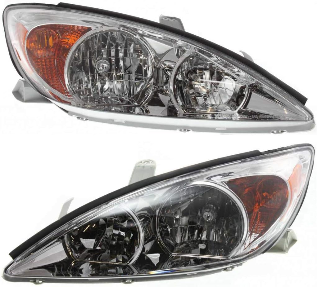 For Toyota Camry Headlight 2002 2003 2004 Pair I1407