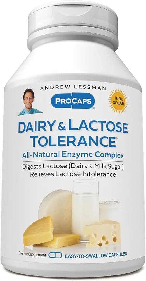 60 Capsules Dairy and Lactose Tolerance Enzymes Q832