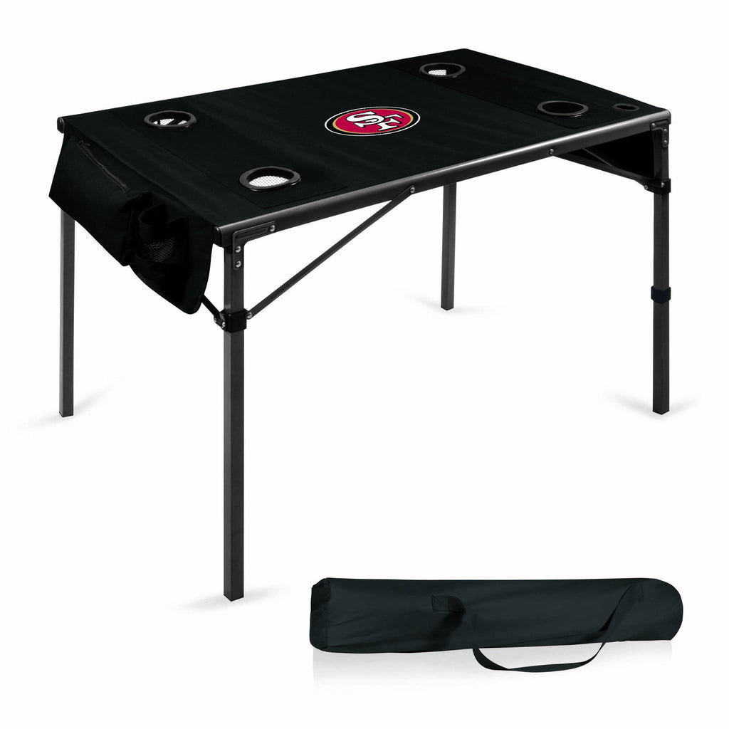 Black Portable Folding Travel Table Q175447