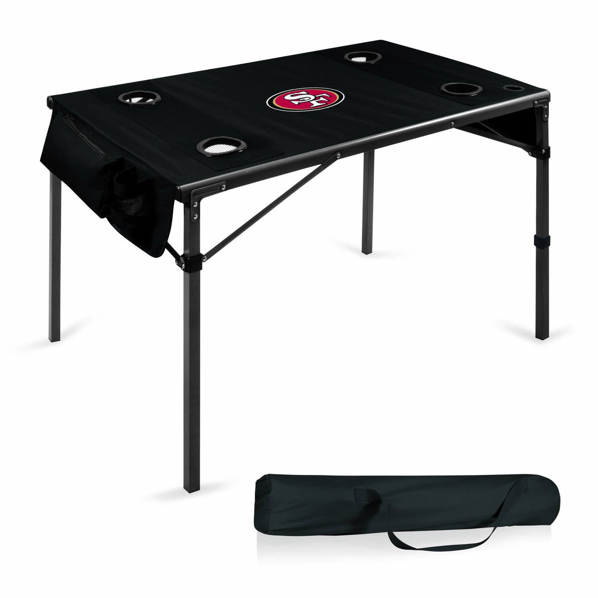 Black Portable Folding Travel Table Q175447