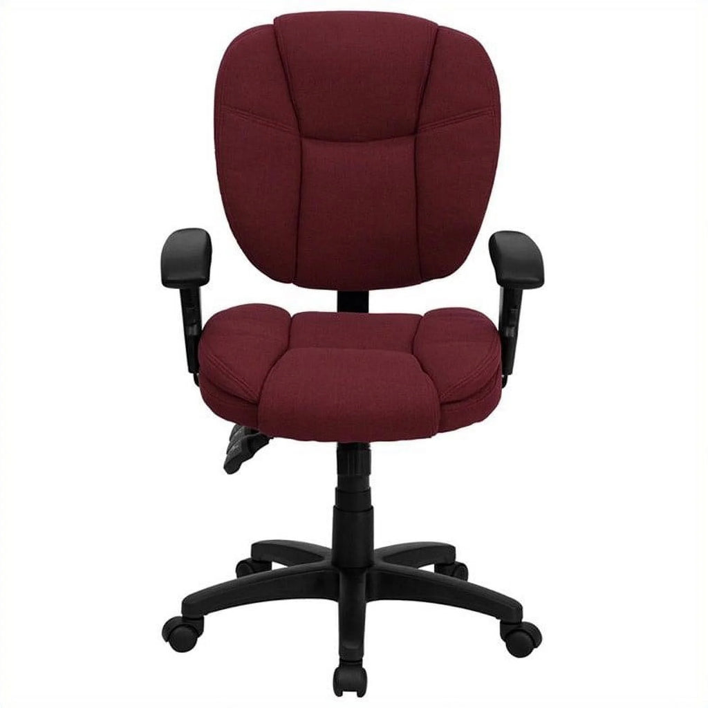 Burgundy Ergonomic Office Chair U446849