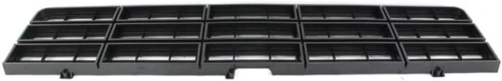 Grille Assembly for Suburban 1977-1980 Dark Argent Shell with Black Insert Plastic F734