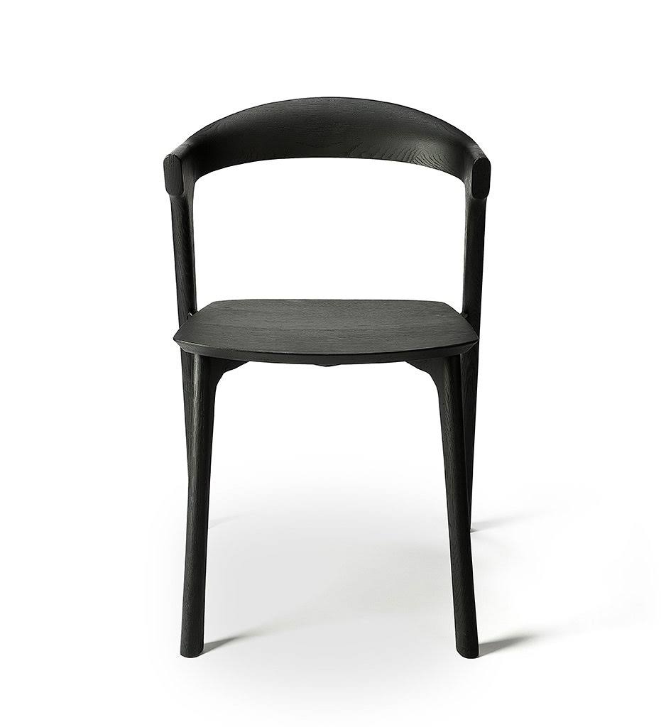 Oak Black Bok Dining Chair W858