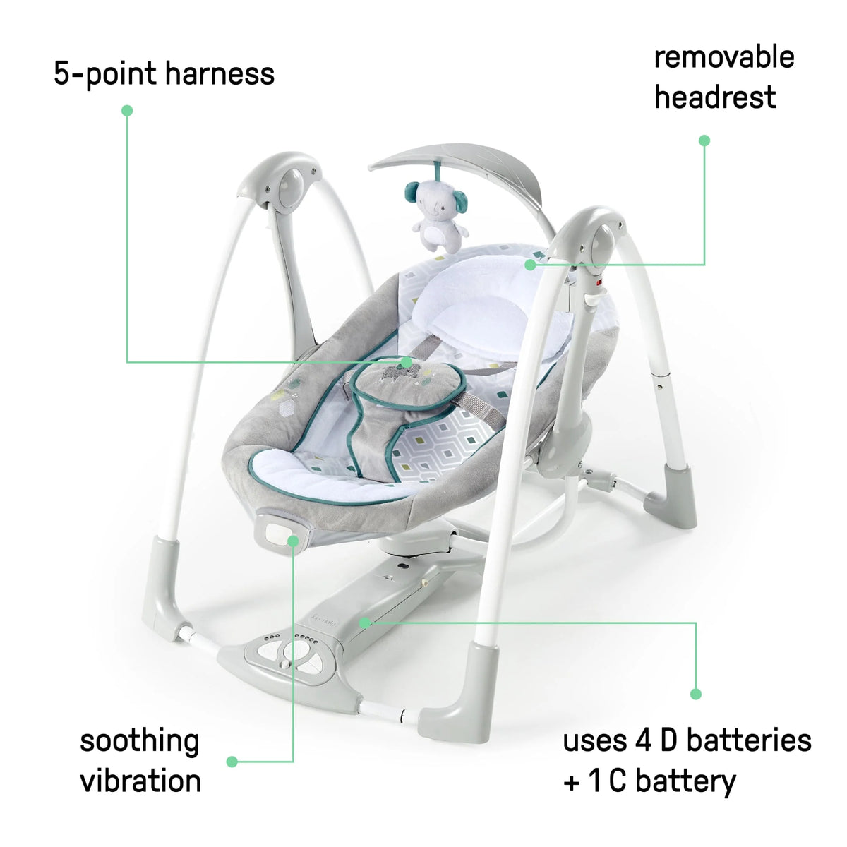 Portable Vibrating Baby Swing P781102