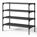 Black Non-Woven Shoe Rack E792