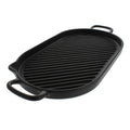 Black Oval Cast Iron Grill Pan F185