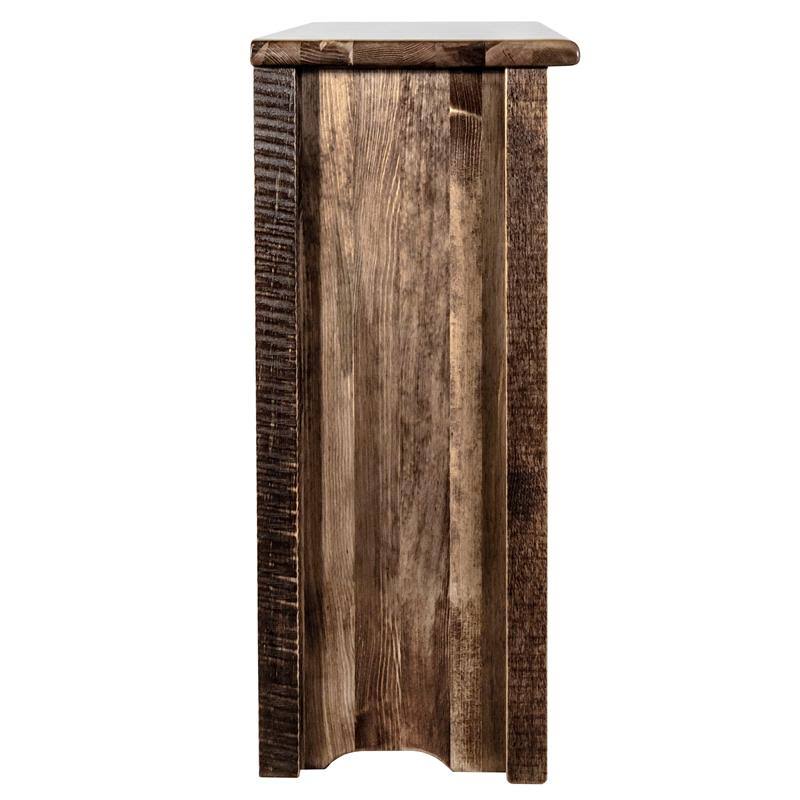Accent Cabinet with Laser Engraved Wolf Design L98873