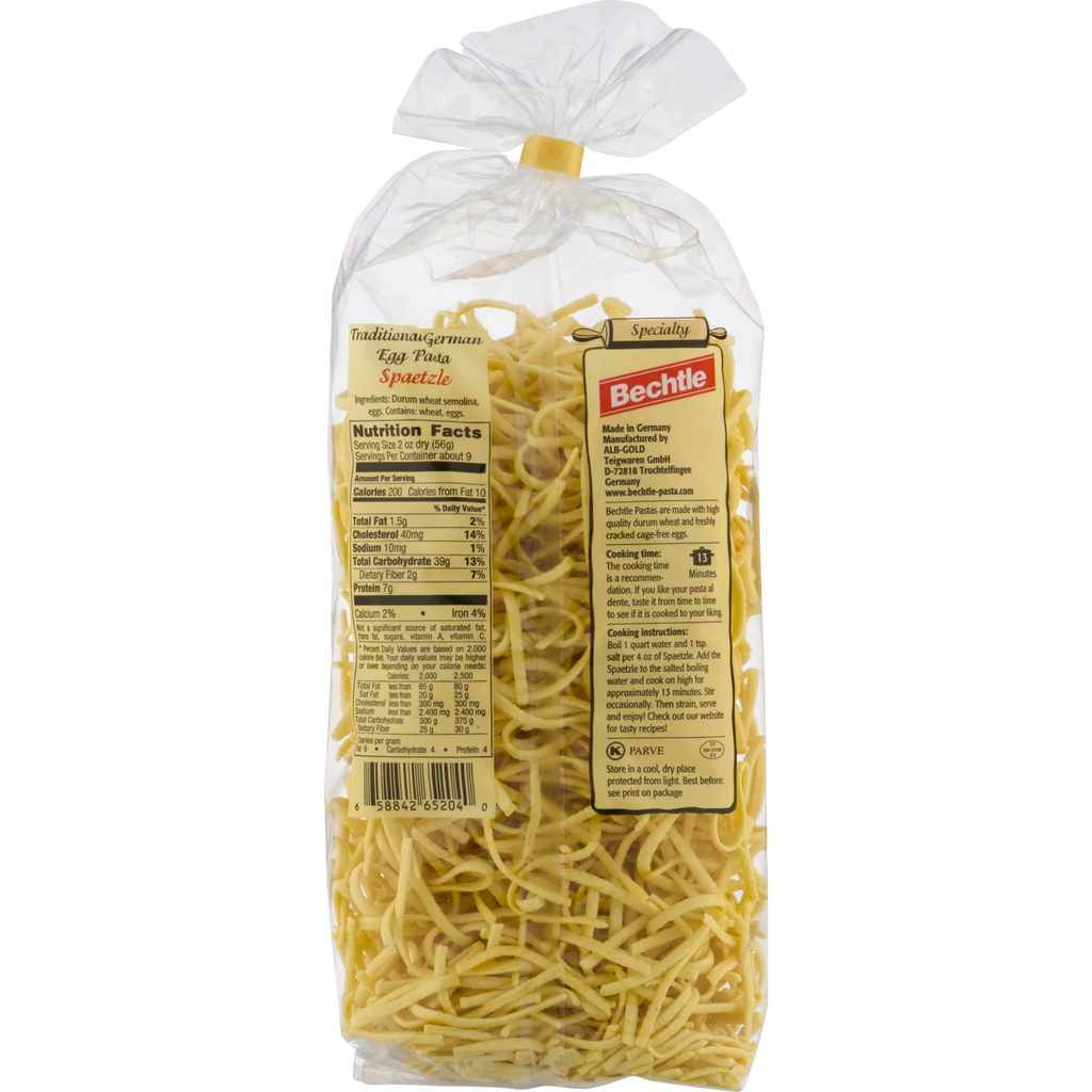 Spaetzle Traditional German Egg Noodles 17.6-Ounce Bags Pack of 12 W195252