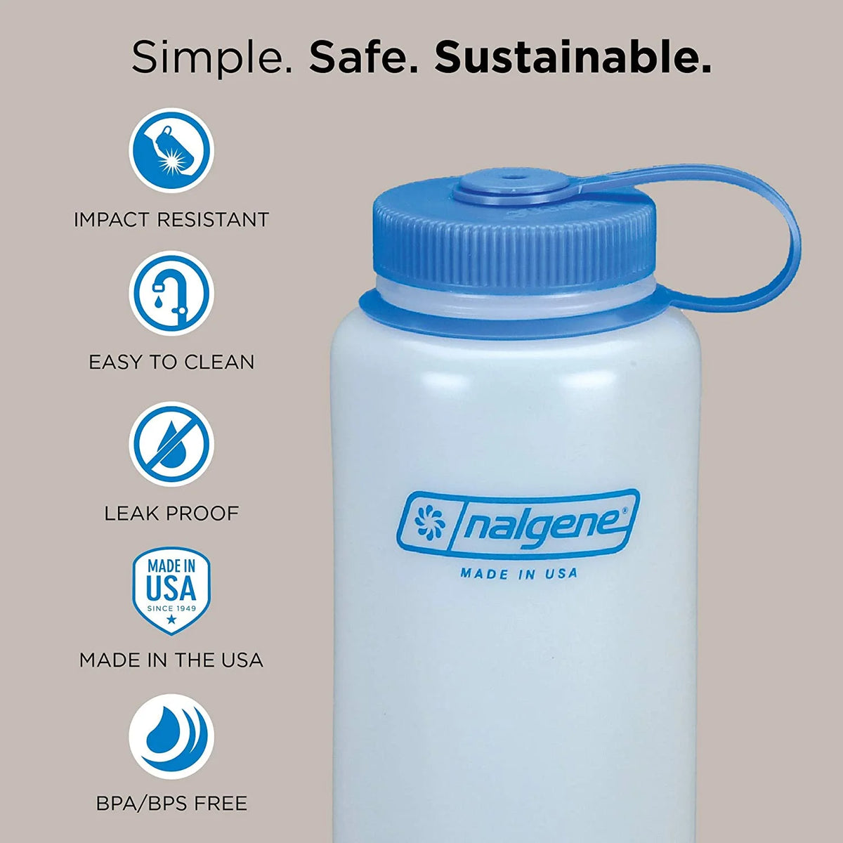 48oz BPA-Free Wide Mouth Water Bottle L22438
