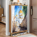 3 Drawer Shoe Cabinet Wood Y5757