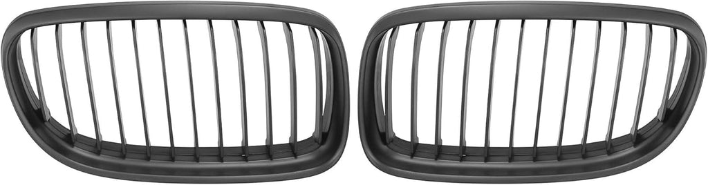 Black ABS Plastic Front Hood Kidney Grille R77978