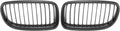Black ABS Plastic Front Hood Kidney Grille R77978