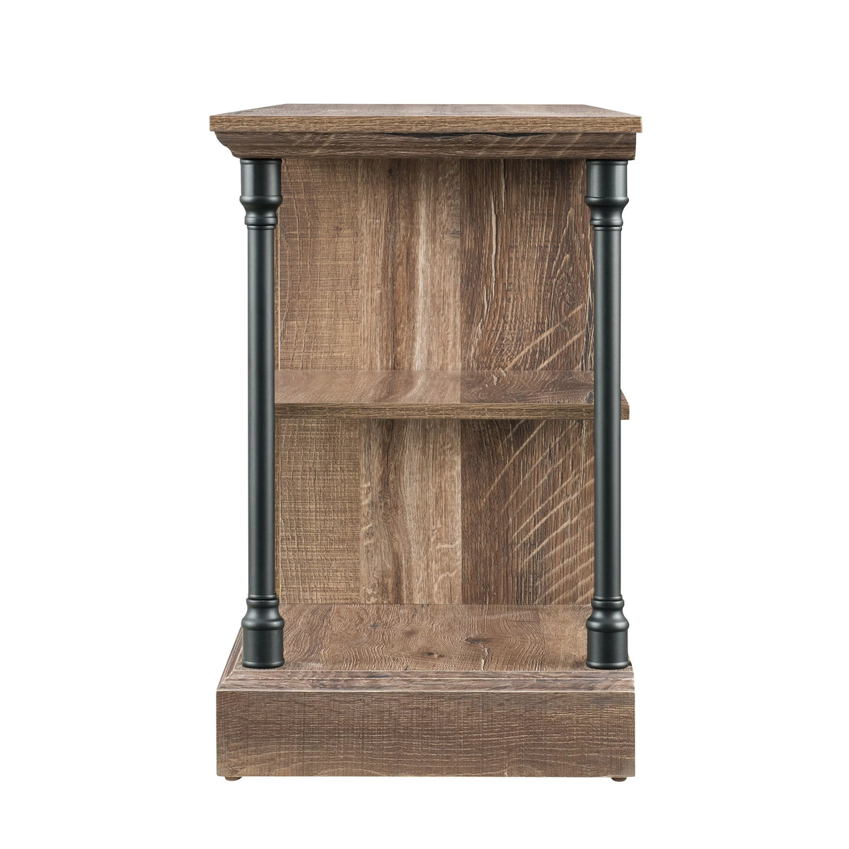 Media Console in Rough Sawn Birch Finish Z940076