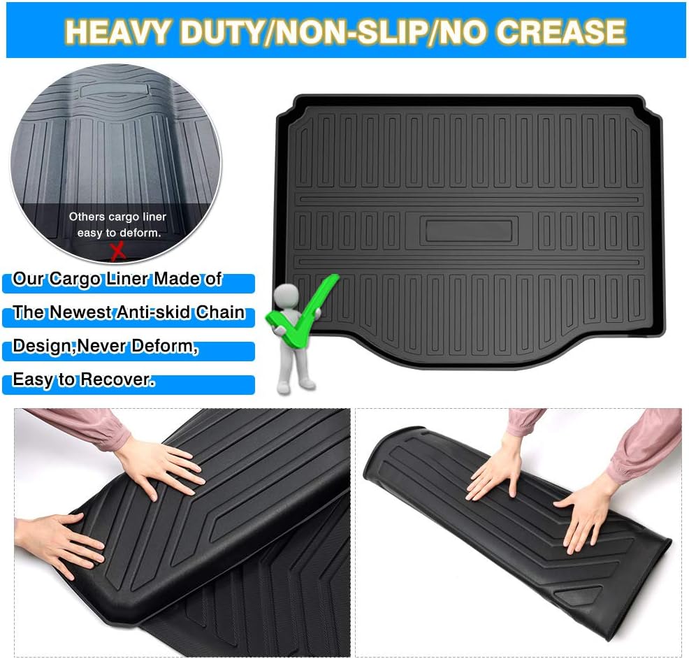 Trunk Mat Rear Cargo Liner Pack of 2 F7325