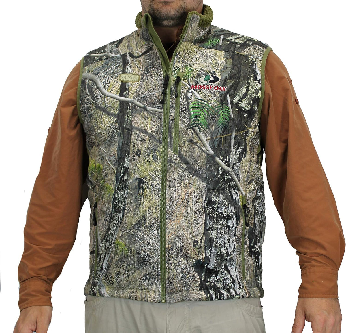 Camo Berber Fleece Lined Hunting Vest I15836