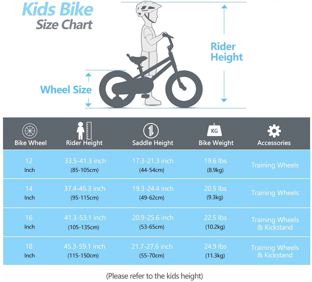 18 In Blue Steel Bike with Kickstand Y3433
