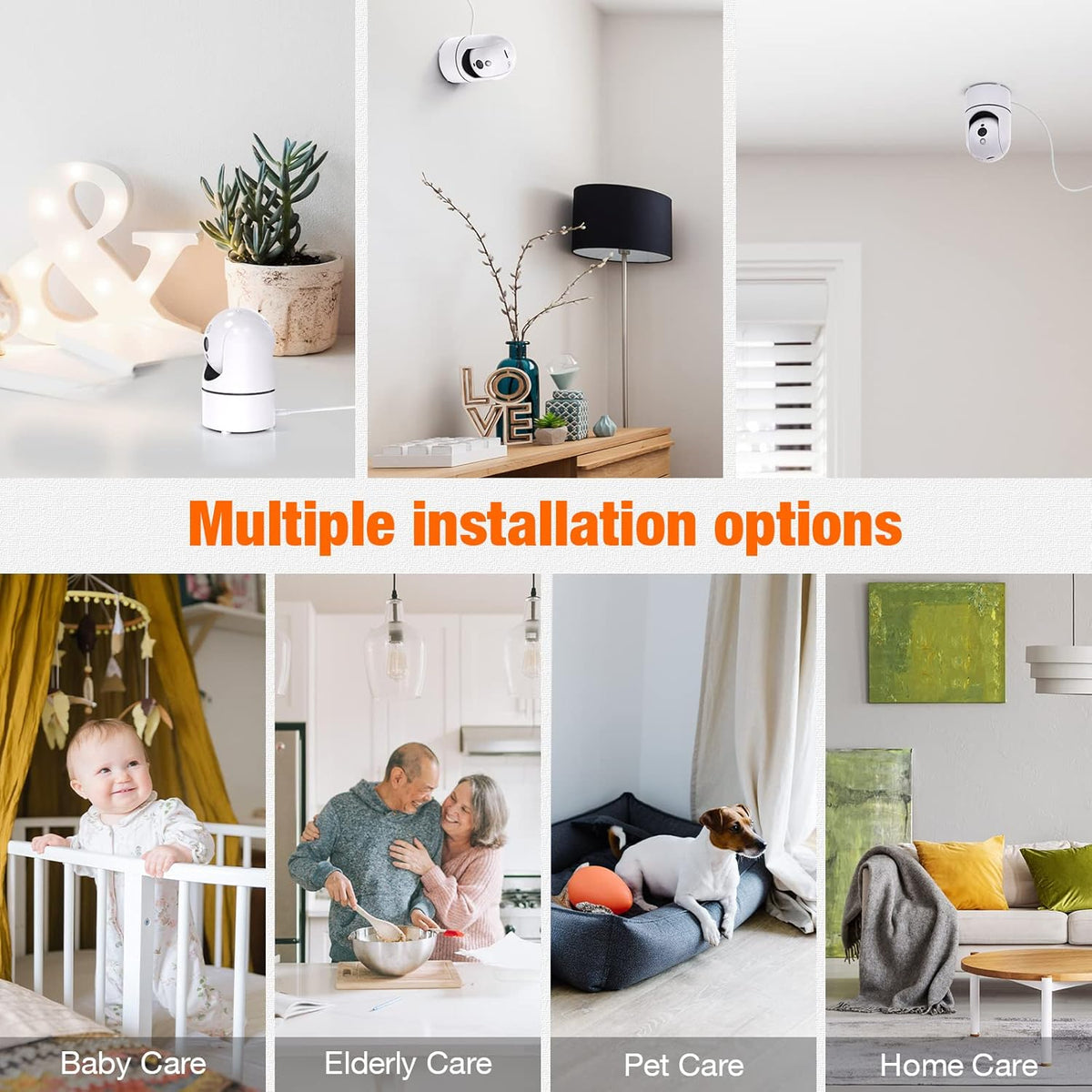 2K Security Camera with Night Vision, 2-Way Audio, Pack of 2 O882867
