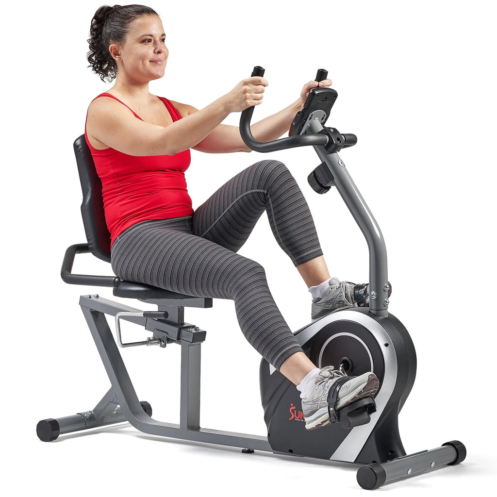 Magnetic Recumbent Exercise Bike 300lb Capacity X1565