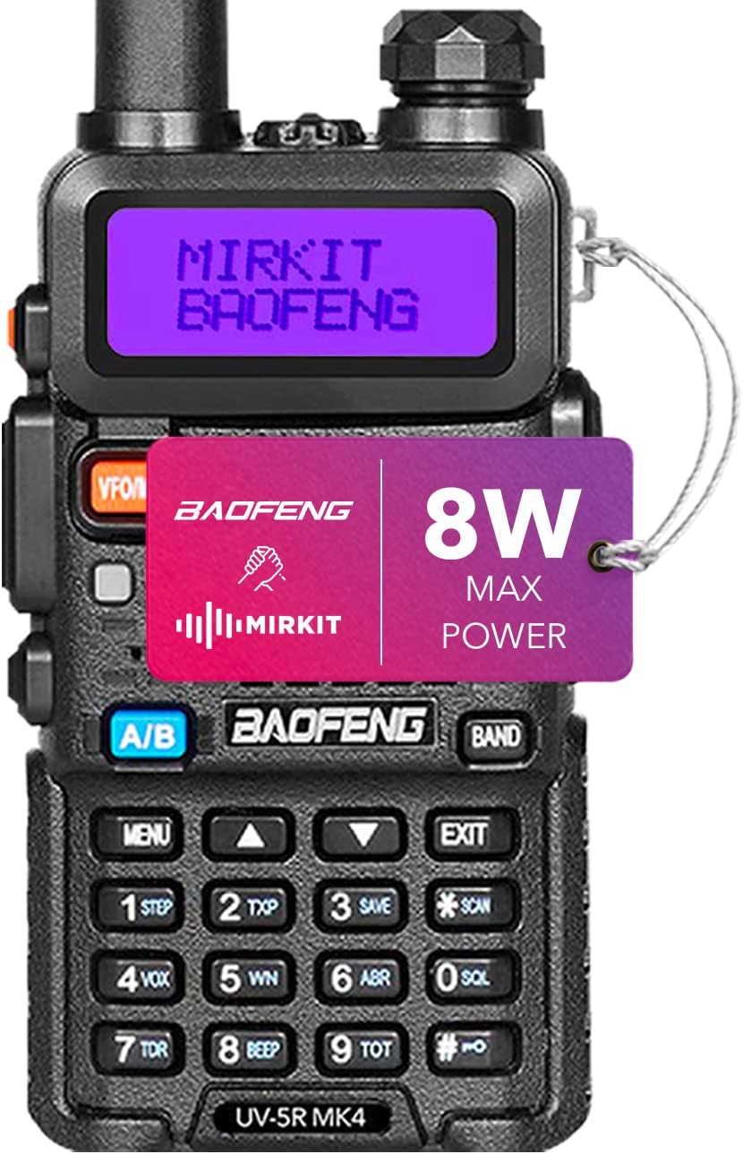 8 Watt Max Power Handheld Ham Radio with 3800 mAh V201784