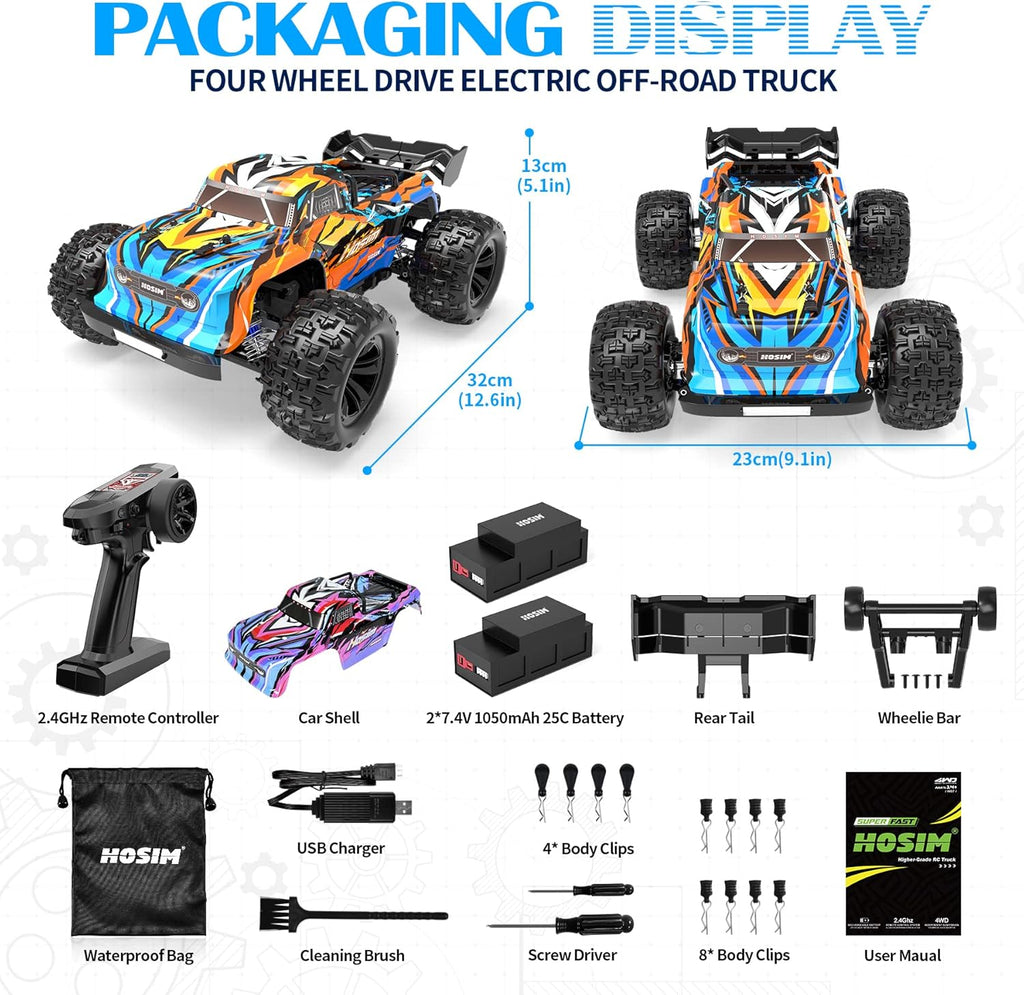 1:16 Brushless RC Car 52+KMH 4X4 Waterproof Off Road Buggy B41925