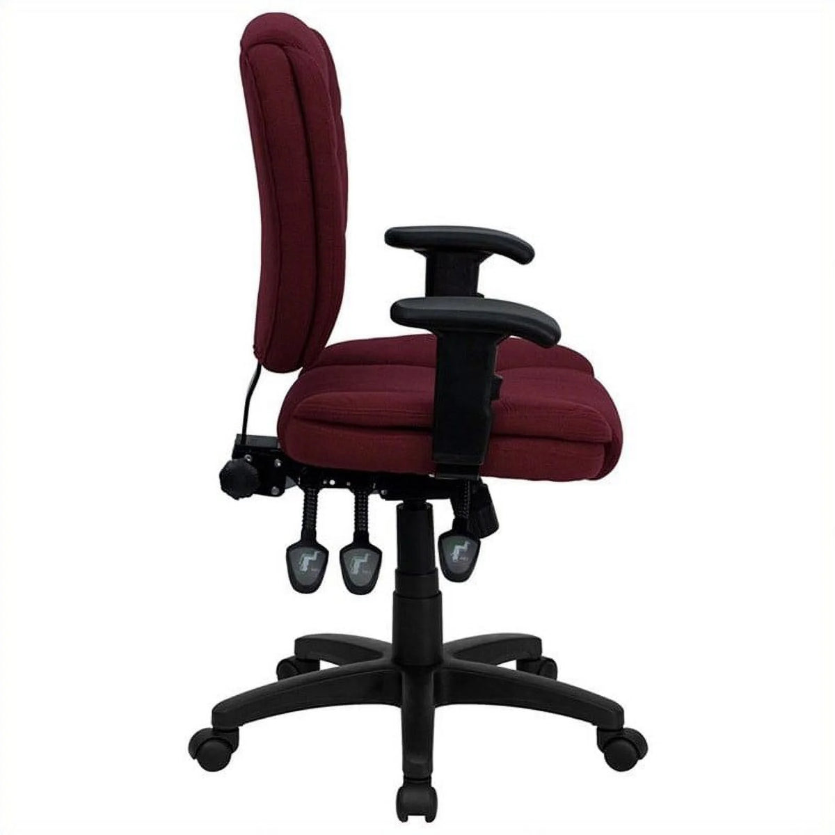 Burgundy Ergonomic Office Chair U446849