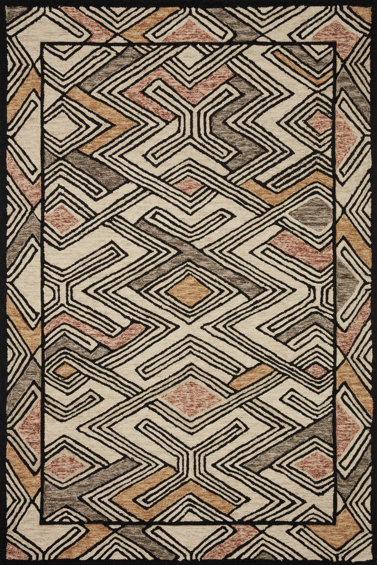 Ivory Multi 8'6 x 12' Rug W124