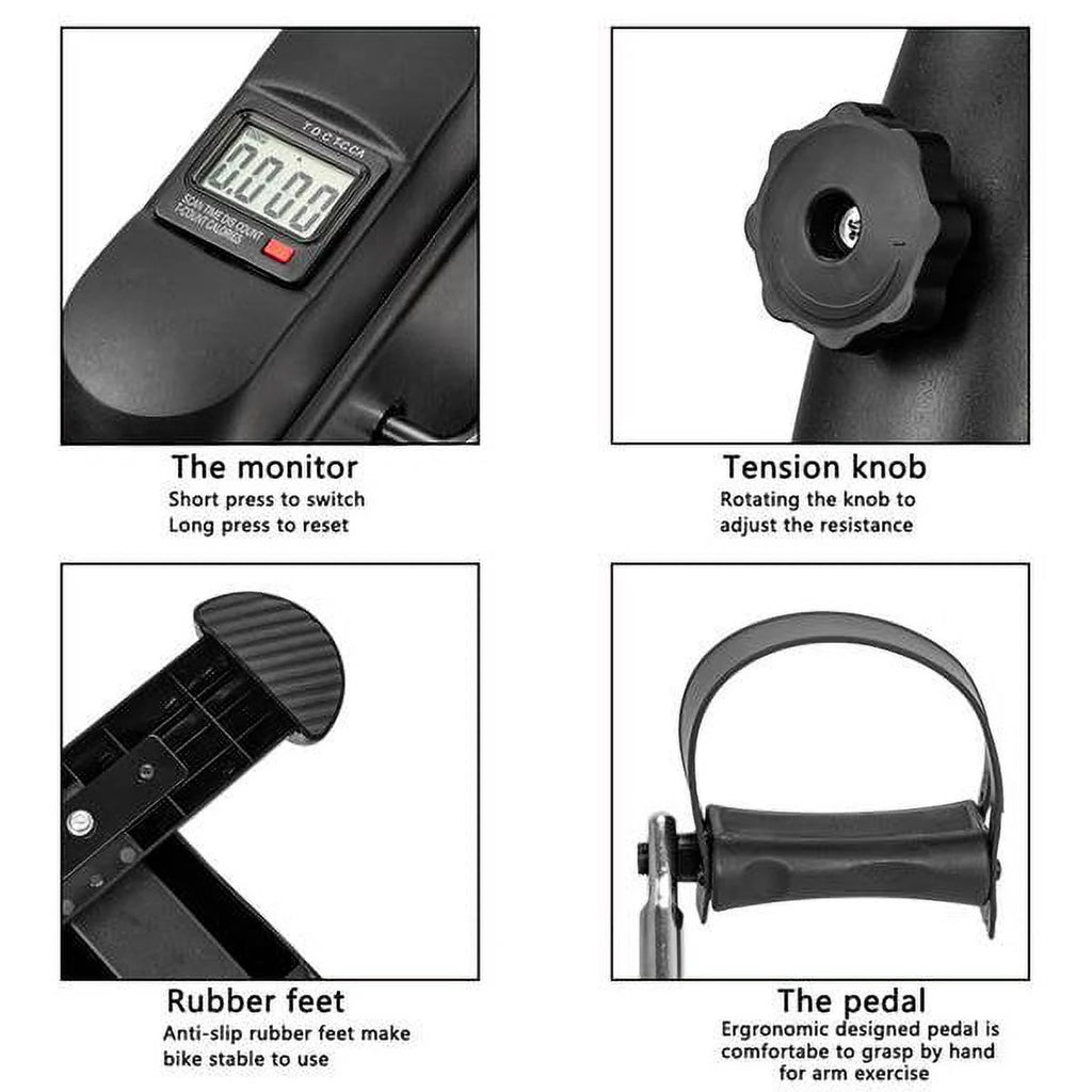 Mini Portable Pedal Exercise Bike with LCD Screen T542